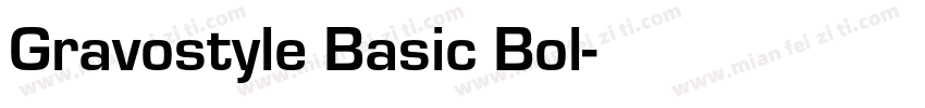 Gravostyle Basic Bol字体转换